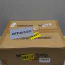 DOWNCOOL 3 Inch Queen Mattress Topper  Cooling Memory Foam Mattress Topper for Back Pain Relief, Breathable Bamboo Viscose Air Layer, 1600 GSM Fill, Deep Pocket Fits 821 Inch (White)