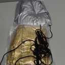 2 Pack 24 Inch Inflatable Christmas Balls, Giant Inflatable Ornaments Outdoor, Extra Large Outdoor Christmas Ornaments for Lawn, Porch, and Front Door (Gold and Silver)