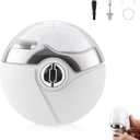 Electric Nail Clippers,2 in 1 Electric Polishing Automatic Nail Clippers,Electric Nail Trimmer Electric Nail Clipper with 2 Adjustable Speeds,Electric Automatic Nail Clipper for Adults(White)