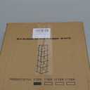 Vertical Shoe Rack - Tall Narrow Shoe Rack Organizer for Small Spaces, 5 Tier Bamboo Shoen Shelf for Entryway, Closet, Corner, Doorway, Skinny Shoe Shelf Space Saving Shoe Storage, Free Stackable DIY (Black)