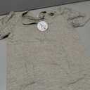 ANRABESS Women's Tops Puff Short Sleeve Henley Shirt Dressy Casual Blouses Summer Sweater 2026 Spring Business Cute Tunics Khaki, Small