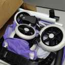 Baby Doll Stroller for 18 inches American Girl Dolls with Multi Function. (DA422-PURPLE)