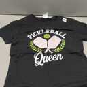 Women's Pickleball Queen Funny Pickleball Player V-Neck T-Shirt