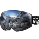OutdoorMaster Ski Goggles PRO - Frameless, Interchangeable Lens 100% UV400 Protection Snow Goggles for Men & Women