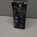 H2ofloss Water Dental Flosser Portable Dental Oral Irrigator with 5 Modes, 6 Replaceable Jet Tips, Rechargeable IPX7 Waterproof Teeth Cleaner for Home and Travel -300ml Detachable Reservoir (HF-6) (White)