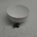 13 inch Large Hanging Planters Plant Pots for Outdoor Indoor Plants with Drainage Holes and Chain, 1 Pack Round Hanging Flower Pots for Garden Home Porch Decor, White