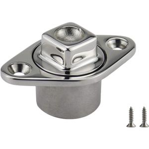 NRC&XRC Stainless Steel 316 Marine Grade Boat FIT 1-1/4IN Hole Garboard Drain Plug W/Screws&O Ring