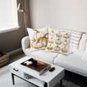 TAJWE Fall Pillow Covers 18x18 Inch Set of 2 Pumpkins Autumn Decorative Pillowcases Farmhouse Seasonal Thanksgiving Harvest Cushion Cases for Sofa Couch Home Decor