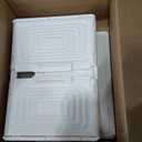 Rolling Plastic Storage Bins, Stackable Storage Bins with Wheels and Lids, Collapsible Storage Bins, Transparent Shoe Box, Home Organization and Storage Folding Box for Living Room, Kitchen, Office, Dorm