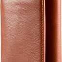 ALBA Classic Trifold Nappa Leather Wallet For Men II Handmade II Minimalist II RFID Protected (Tan), SMW1004TN