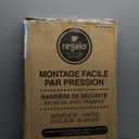 Regalo Safety 29-38.5" Baby Gate for Doorways & Bottom of Stairs, Pressure Mounted Baby Gate with Door for Babies, Toddlers & Pets, Tested & Safe for 30 Years, American Designed, American Owned, White