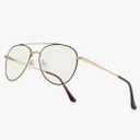 Aviator Reading Glasses for men and Women Blue Light Blocking Lens Spring Temple +1.5