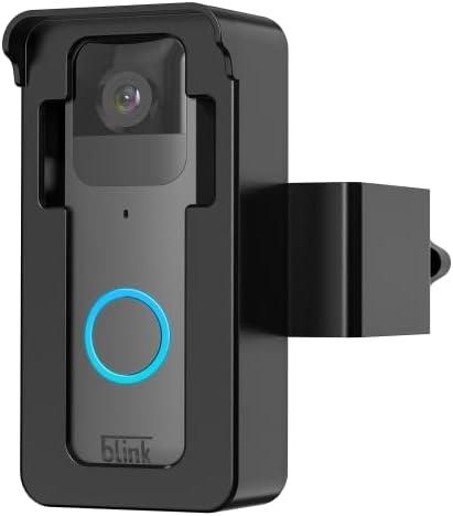 MROUNT Anti-Theft Blink Doorbell Camera Mount Compatible with Blink and Video Doorbell 4/3/3 Plus/2/1/(2020 Release), No-Drill Mounting Bracket, Blink Video Door Cover for Home Rentals Office Room