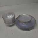 Havawish 90 90 Pcs Clear Plastic Plates and Bowls Set for 30 Guests Hammered Clear Disposable with Gold Rim Heavy-duty Christmas Include 60 Plastic Plates, 30 Bowls for Wedding, Party (Transparent)