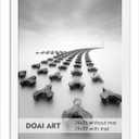 DOAI ART 24x36 Poster Frame White without Mat for Displaying 20x30 Pictures with Mat - Polished Plexiglass for Wall Vertically or Horizontally Display - Wall Mounting Hardware Included, 24x36-1 Pack