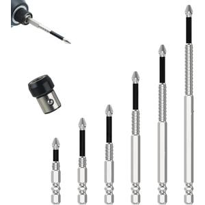 High-Magnetic screwdriver Drill Bit Set，Strong Magnetic Durability Screwdriver Drill Bit Set，Anti-Slip Electric Screwdrivers Set