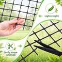 Windyun 2 Rolls 4'x50' Plastic Mesh Fence for Garden