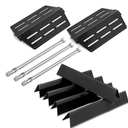 7620 Flavorizer Bars 65505 Heat Deflector 62752 Burner Tube for Weber Genesis Grill Parts E-310 E-320 E-330 S-330 Grill Replacement Parts Sear Burner Part Flavor Bars Front Control