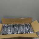 5.5"x5.5" Deck Post Base Cover Decorative Aluminum, Split Post Cover Skirts Trim for Deck RailingsStairs Black 8Pack