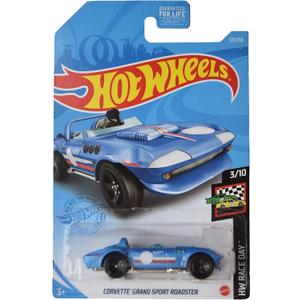 Hot Wheels Corvette Grand Sport Roadster, Race Day 3/10 - Blue 37/250