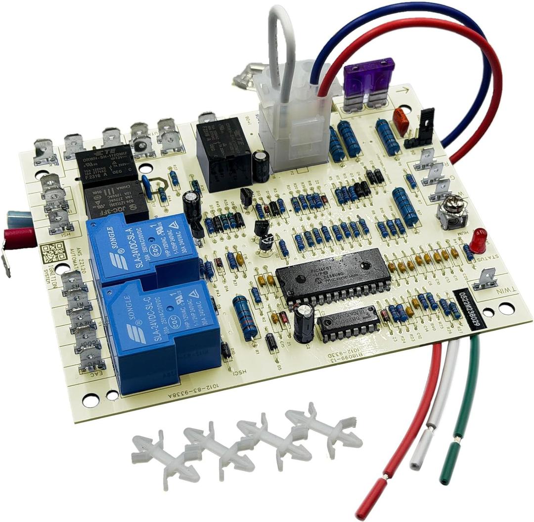 Upgraded B18099-13 HVAC Furnace Control Circuit Board Direct Replacement for Goodman B18099-06,B18099-08,B18099-10,B18099-13SWhite-Rodgers 50T35-730,50T35-743UTEC 1012-933DTexas Instruments 41F-5