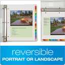 Oxford 1-31 Tab Dividers for 3 Ring Binders, Numbered Tab Dividers, Multicolor Numbered Binder Dividers, 3 Sets (89402)