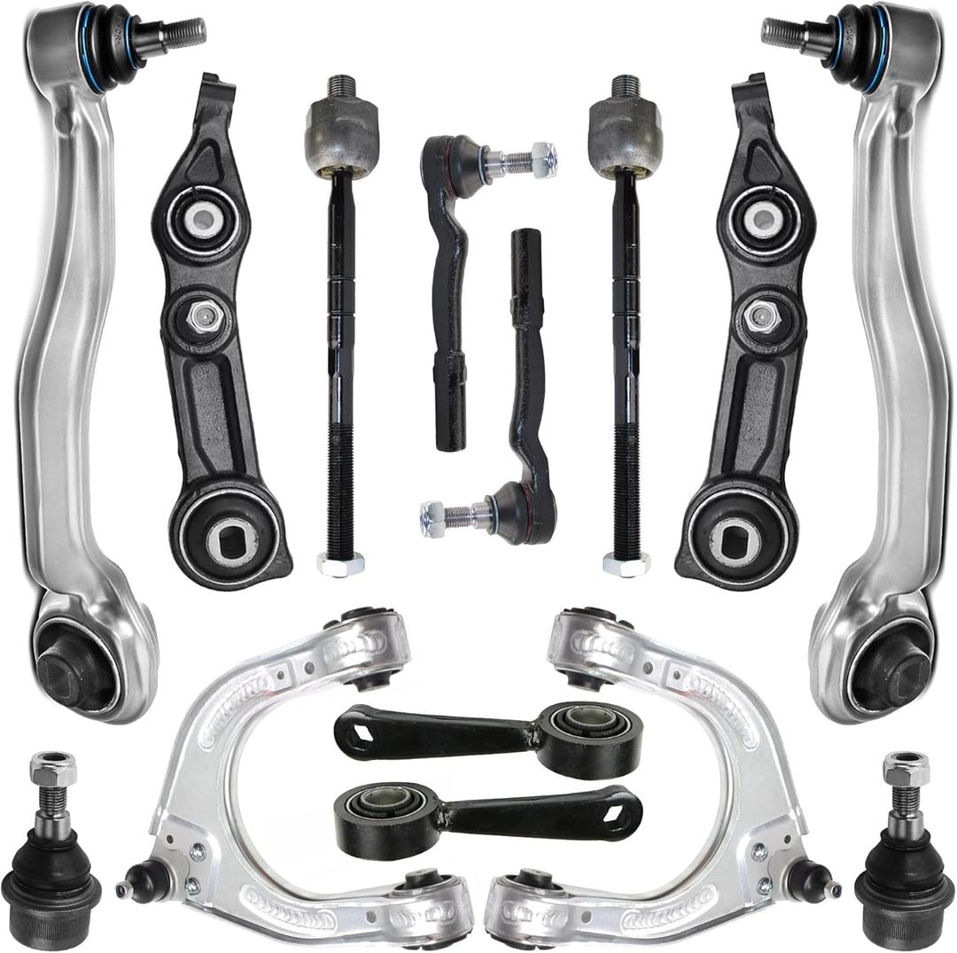 ALADICHE Front Control Arm Kit Compatible With Mercedes-Benz 2007-2011 CLS550,for 2004-2009 Mercedes Benz E320,for 2003-2006 E500, For 2004-2006 E55, For 2007-2009 E550 14Pcs