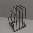 Pot Cover Holder and Cutting Board Storage Rack Organizer for Home Kitchen Space Saving Pan Organizer for Cabinets Lids and Bakeware Kitchen Storage Solution