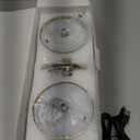 PUSU Cordless Rechargeable Table Lamp Set of 2, 4000mAh Battery Powered LED Desk Lamp, 3 Color Stepless Dimming Up, Portable Table Light Lamp for Bedroom Restaurant Outdoor (Gold)