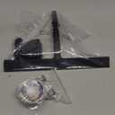 GTEWERK Shower Squeegee for Glass Doors, Silicone Window Squeegee, Bathroom and Glass Cleaning - Black - 11 Inch