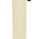 Amazon Basics Sturdy Cat Scratching Post for Indoor Cats & Kittens, Classic Single Post with Sisal Rope, Jute Fiber, Wood Base, Large (35.4"H), Brown
