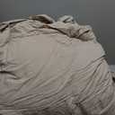 Lady Ann Oversized King Size Comforter Sets 128x120- Linen Feel Ruched Bedroom Sets, 3 Piece Fluffy Bedding Comforter Sets, Soft & Luxurious All Season Boho Bedding Sets for Women Men