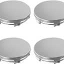 Car Wheel Center Caps Outer 60mm 2.36 inches Inner 56mm 2.2 inches Wheel Center Cover Caps Decor Kit Snap-in Fit for Cars for Rims Center Hub Caps 4Pack Silver