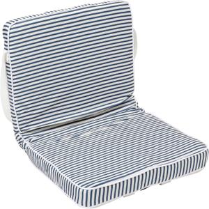SUNNYLiFE Lightweight Beach Chair 6-Position Reclining Beach Chair for Adults, Multi-Position Folding, 300D Polyester, Steel Frame, 331 lb Capacity, 6.4 lbs | 38 x 20 in, Resort Stripe