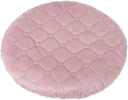 PATIKIL Stool Covers Round, Elastic Bar Stool Covers Washable Stool Cushion Slipcover Stretchy Bar Chair Seat Cover for 10-13 Inch Chair, Pink