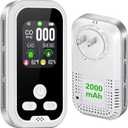 5-in-1 Carbon Monoxide Detectors Combo Smoke, Natural Gas Leak, CO Alarm, Temp/Humidity Sensor, Plug in & Portable Backup Battery CO Detector with HD Display with for Travel, Home, RV (1 Pack)