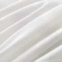 F.Y.Dreams Weighted Blanket Duvet Cover 60x80 inches with 8 Ties,Zipper on Long Side/100% Cotton, Off-White/Just Duvet Cover