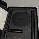 YUMORE Toilet Paper Holder Stand Freestanding, Weighted and Sturdy Matte Black Stainless Steel Design with Non-Slip Cap, Rustproof Tissue Roll Holder for Modern Bathroom, RV