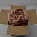 Electric Heated Blanket Throw 50''x60''Size Faux Fur Heating Blanket 10 Heating Settings, 1-8h Timer & Overheat Protection, Machine Washable, Soft Flannel and Sherpa Full Body Warmth (Brown)