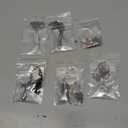 Ecation 15 Pcs Urn Necklace for Ashes Women Keepsake Cremation Jewelry Stainless Steel Cross Heart Cubic Locket Ashes Necklace for Human Loved One