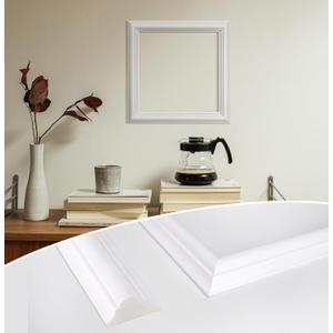 STICKGOO Pre-Cut Wall Panel Molding Set  Easy-to-Assemble Wainscoting for Interior Dcor, Picture Frame Style Molding for Living Room, Bedroom, and Accent Walls(Sample)