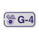 Brady 105712 1 1/2" Height x 3" Width, 1.5 inches Plastic (B-401), Purple on White Energy Source Tags (25 Tags)