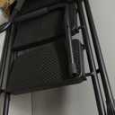 HBTower Step Ladder with Handrails, 4 Step Ladder with Attachable Tool Bag
Anti-Slip Wide Pedal for Home Kitchen Pantry Office, Black