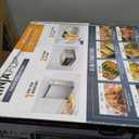 Ninja Air Fryer Toaster Oven Combo | 8-in-1 Functionality | Flip Up & Away for Storage Space | Air Fry Basket, Sheet Pan, Wire Rack & Removable Crumb Tray |1800 Watt | Stainless Steel | SP151, 17.01 in L X 15.75 in W X 7.68 in H