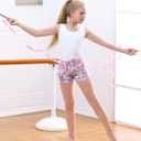 HDE Gymnastics Shorts for Girls Dance Short Glitter Sparkle Tumbling Bottoms
