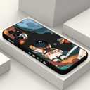 for Galaxy A13 5G Case, Case for Samsung Galaxy A13 5G Creative Sides Cute Astronauts Soft Silicone Rubber Protective Slim A13 5G Phone Cover-Astronaut Black