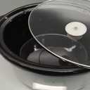 bella 6.0 Qt Programmable Slow Cooker, Ceramic Nonstick Coating, Adjustable Temperature & Cooking Times, Dishwasher Safe Stoneware Pot & Tempered Glass Lid, Tangle Free Cord Wrap, Oatmilk