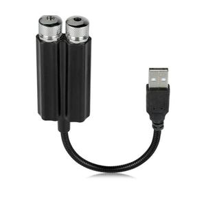 Car USB Starlight Red Blue Car Roof Star Night Light Car Projector Night Lamp 2 in 1 USB Star Light