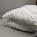 Goose Feathers and Down Pillows, Cotton Cover, Bed Sleeping Hotel Collection Pillows,Set of 2, Queen Size 20x28