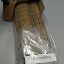 UNISHADES Cordless Bamboo Roman Shades for Windows, Blinds Size (32.5" W 64" H) Colour (Highfield Teak)